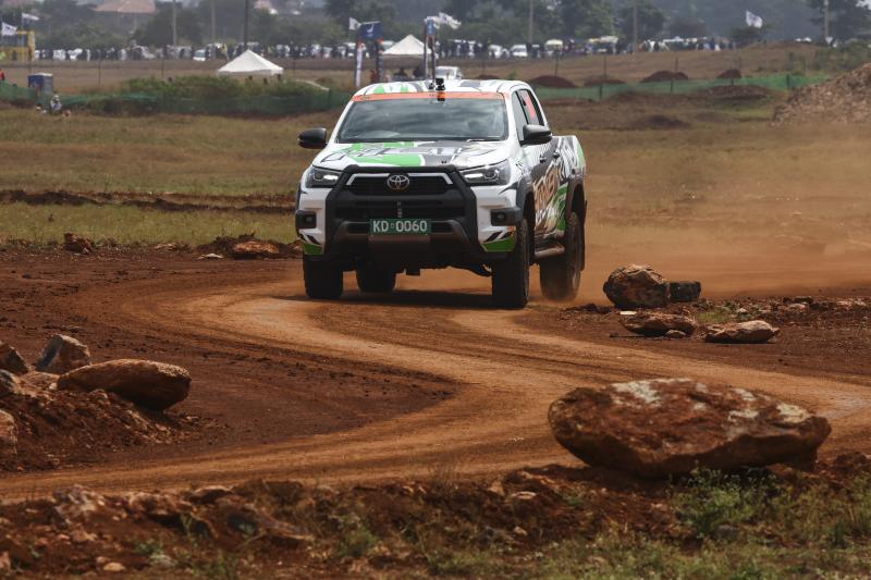 Sustainable innovation: Toyota Hilux GR-S MHEV at the Rallye Safari Kenya 2023